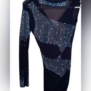 Glittery shorts bodysuit